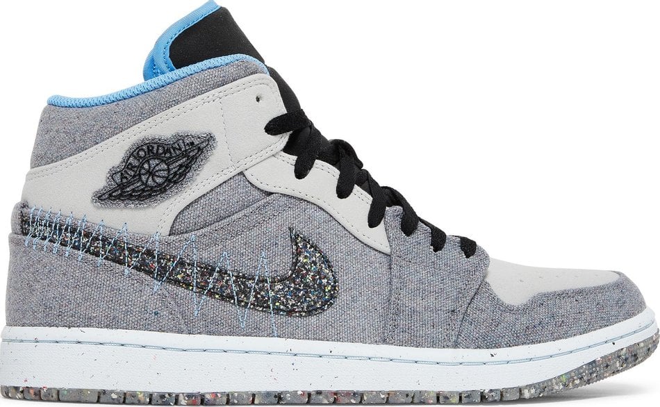 Air Jordan 1 Mid Crater Grey University Blue DM3529-004
