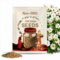 30 Seeds | Crystal White Zinnia angustifolia Seeds - Authentic -Open-Pollinated -Organic-Flower Seeds-Mix Seeds to Plant - #8214