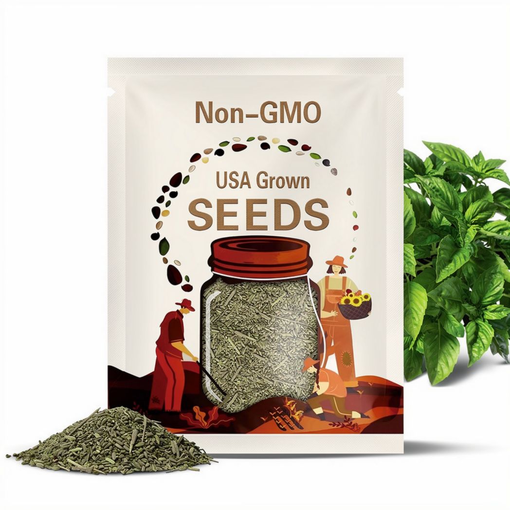 Basil Seeds Rutgers Passion DMR Seed Vigorous sweet basil