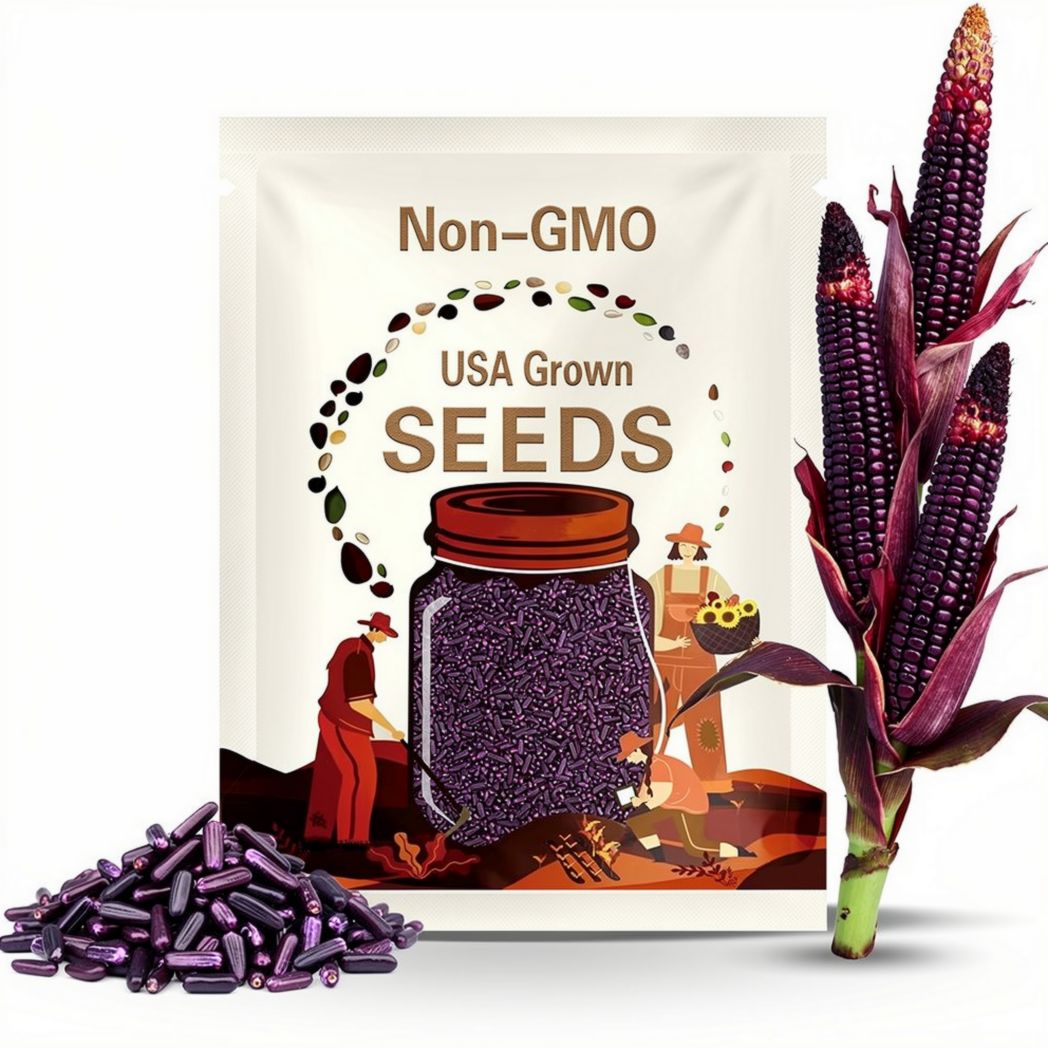 Purple Waxy Glutinous Corn Seeds