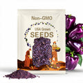 Purple Beauty Bell Pepper Seeds ¨C Heirloom Non-GMO ¨C Sweet Purple Bell Peppers for Home Garden