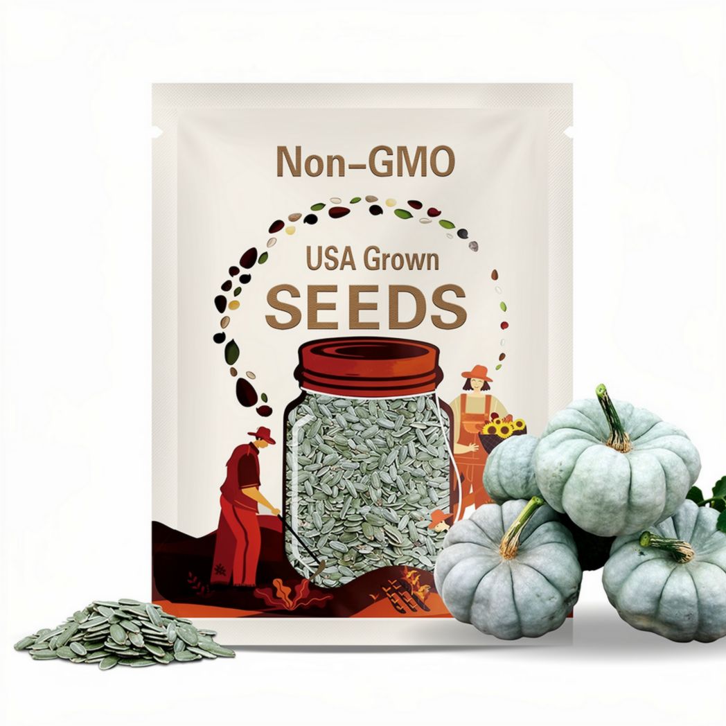 10 Blue Doll Pumpkin Seeds. Ships free