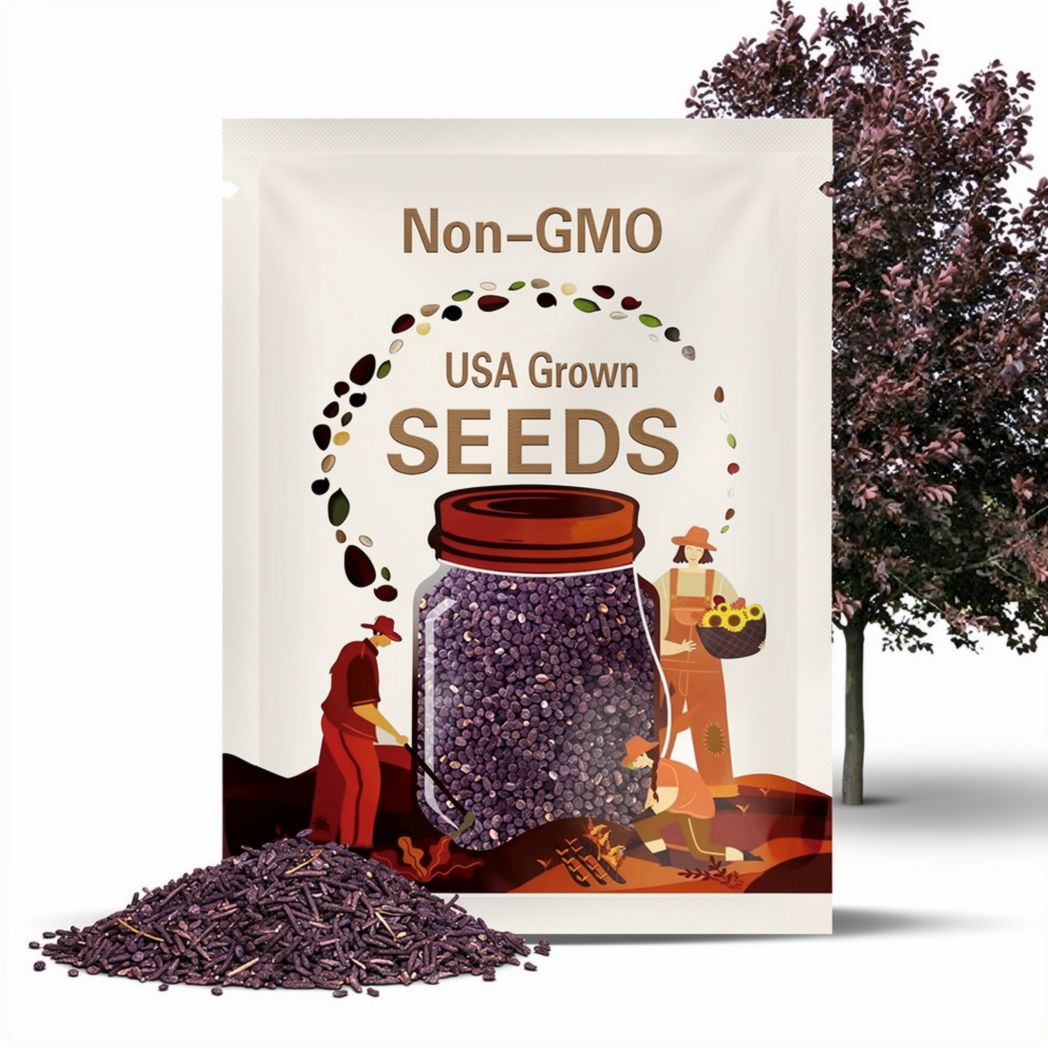 Purple Shubert Chokecherry {Prunus virginiana} | Edible Fruit | Showy Blooms | Purple Leaved | 10 seeds Free U.S. Shipping!
